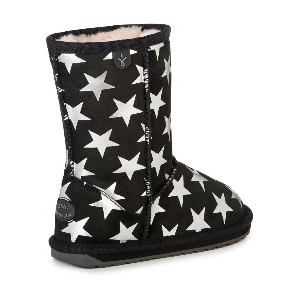 Bottes Emu Starry Night Enfant Noir | 09823-XQDA