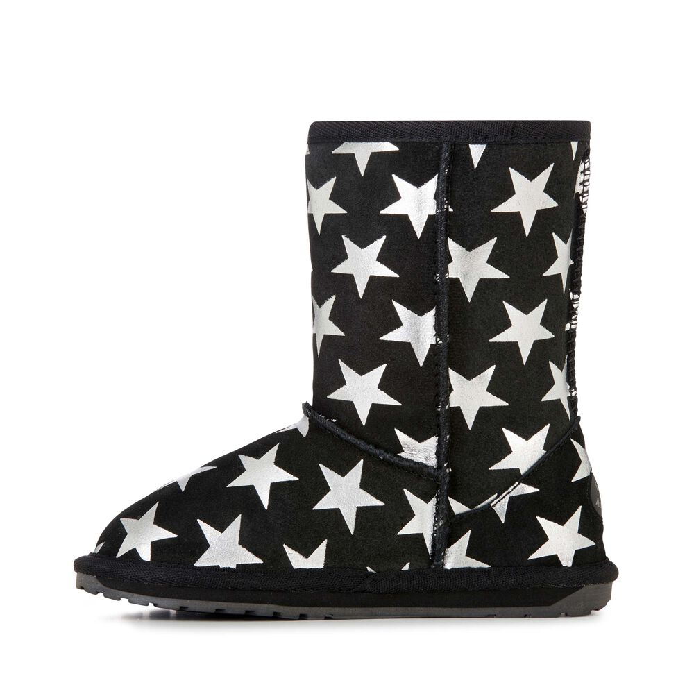 Bottes Emu Starry Night Enfant Noir | 09823-XQDA