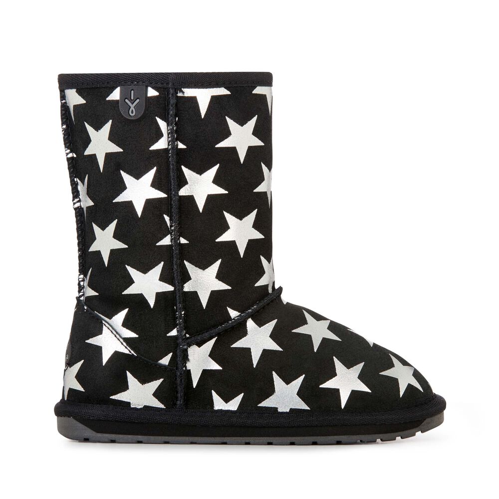 Bottes Emu Starry Night Enfant Noir | 09823-XQDA