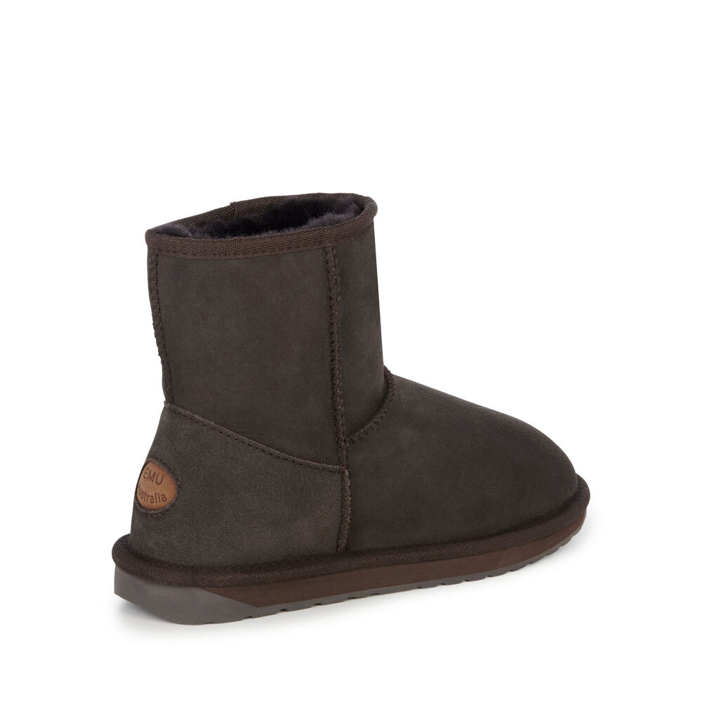 Bottes Emu Stinger Mini Femme Chocolat | 65879-BQEI