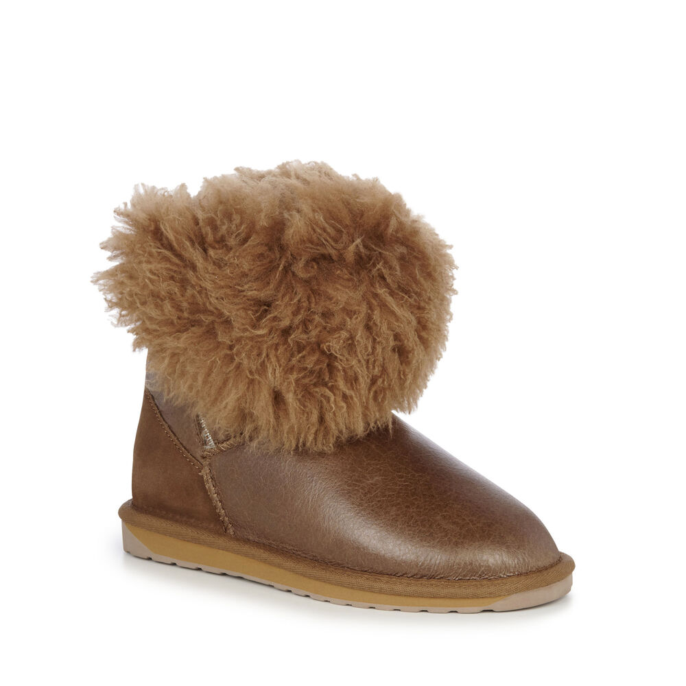 Bottes Emu Teddy Wurren Femme Marron | 60341-GXJE