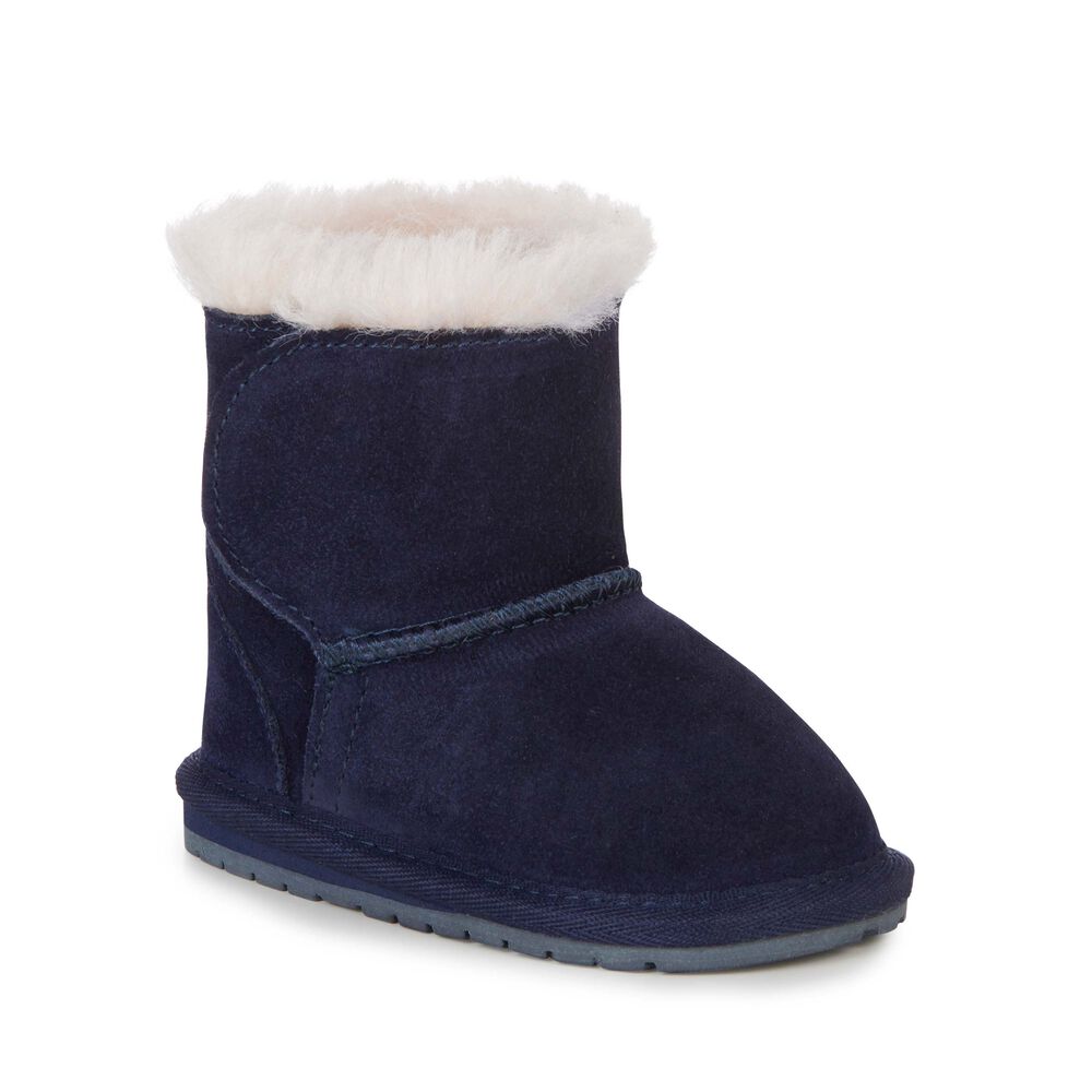 Bottes Emu Toddle Babies Enfant Bleu Marine | 01456-CGVB