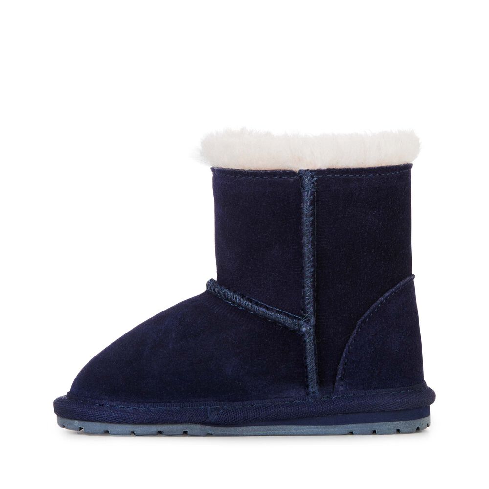 Bottes Emu Toddle Babies Enfant Bleu Marine | 01456-CGVB