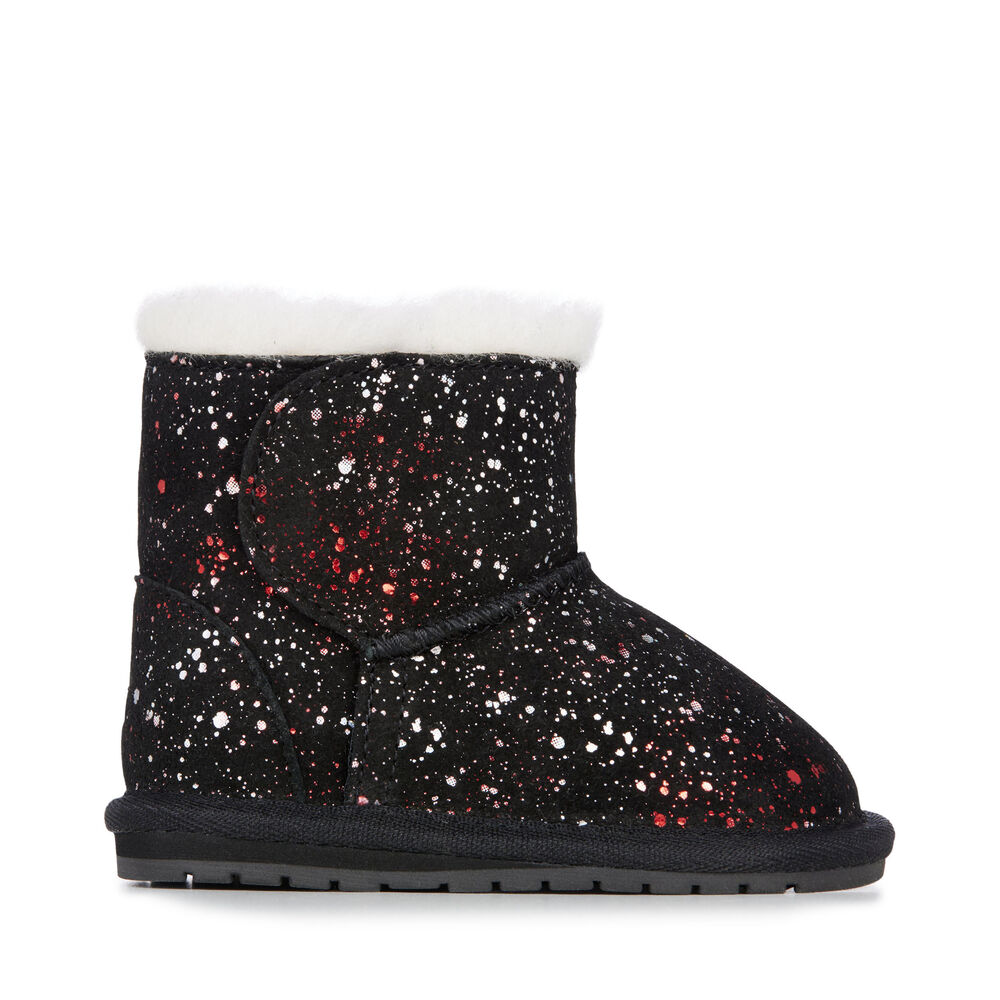 Bottes Emu Toddle Galaxy Babies Enfant Noir | 68473-SWBV