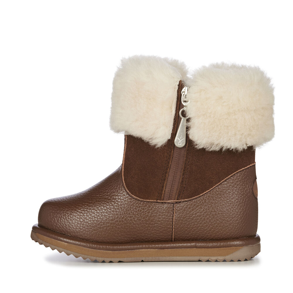 Bottes Emu Topaz Enfant Marron | 83540-JINB