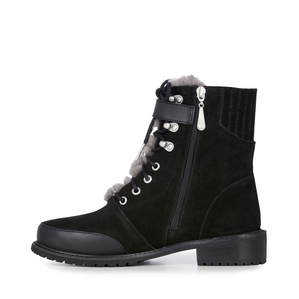 Bottes Emu Waldron Mix Femme Noir | 89543-XZUD