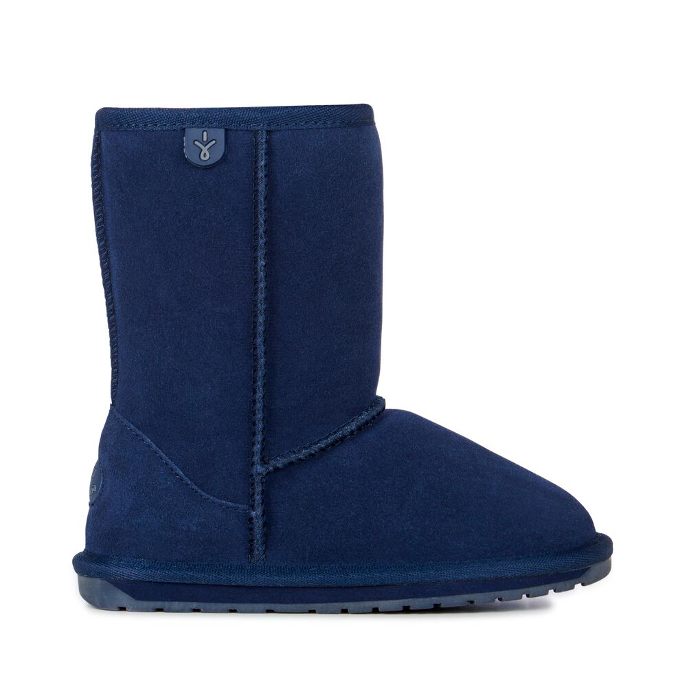 Bottes Emu Wallaby Lo Enfant Bleu Marine | 08351-IADY