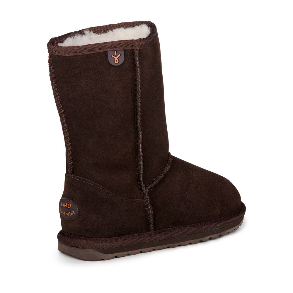 Bottes Emu Wallaby Lo Enfant Chocolat | 45263-ARUL