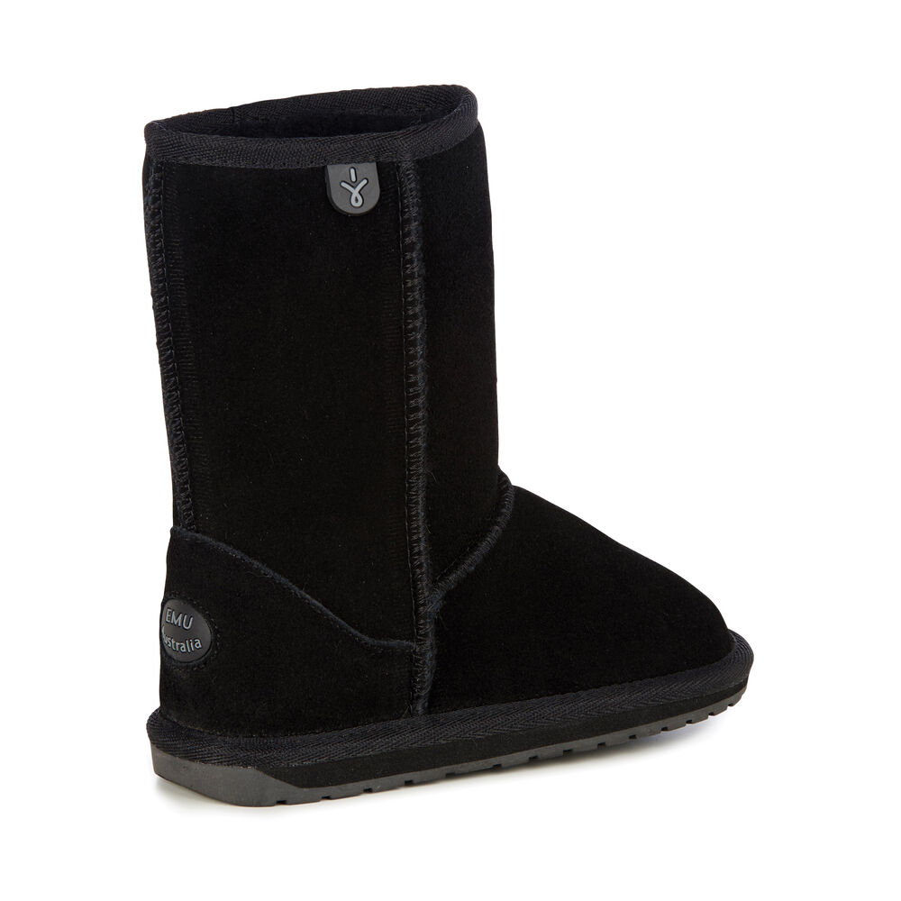 Bottes Emu Wallaby Lo Enfant Noir | 72631-UXCN