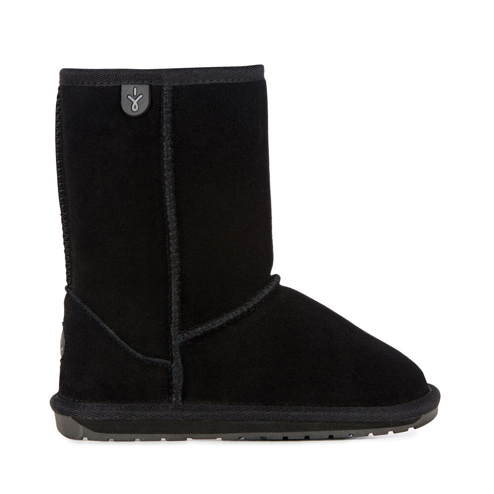 Bottes Emu Wallaby Lo Enfant Noir | 72631-UXCN