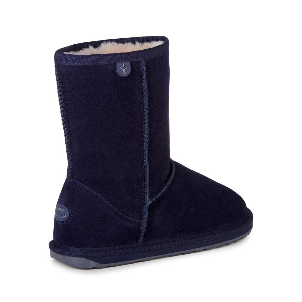 Bottes Emu Wallaby Lo Teens Enfant Bleu Marine | 53461-JVPI