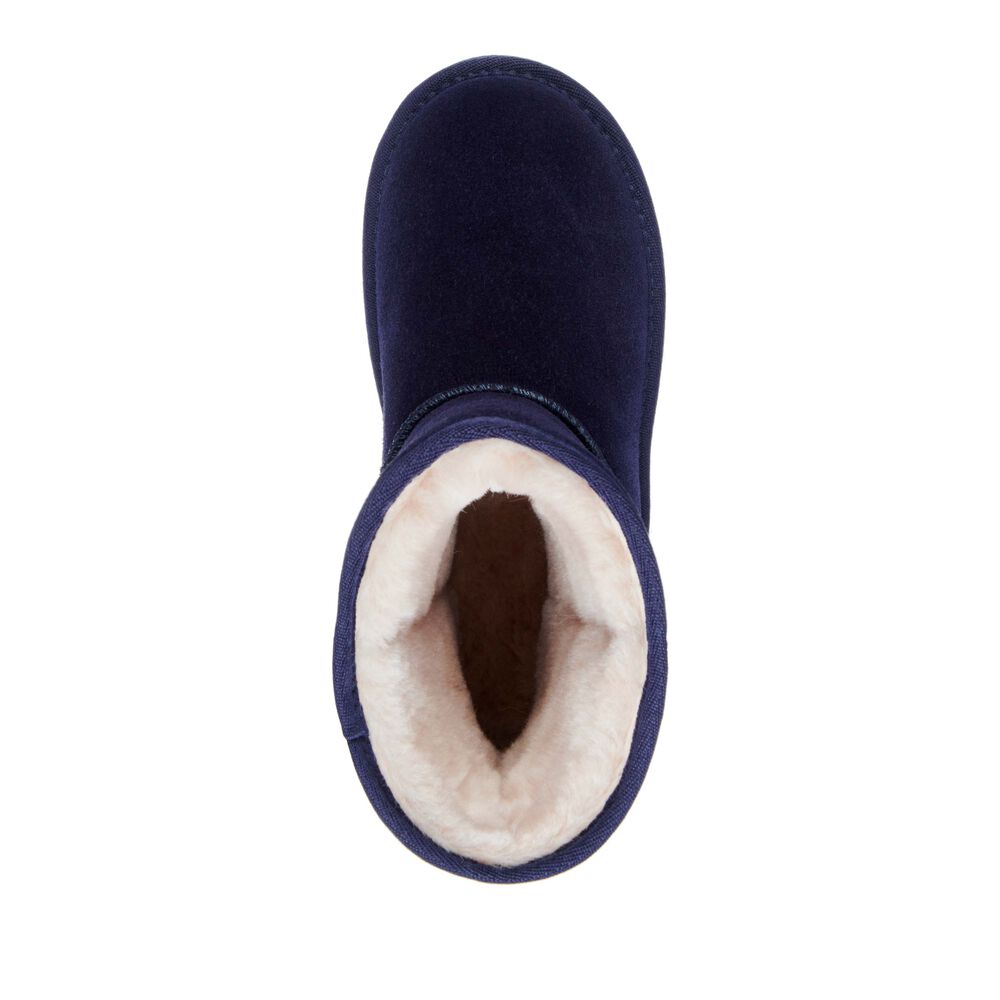 Bottes Emu Wallaby Lo Teens Enfant Bleu Marine | 53461-JVPI