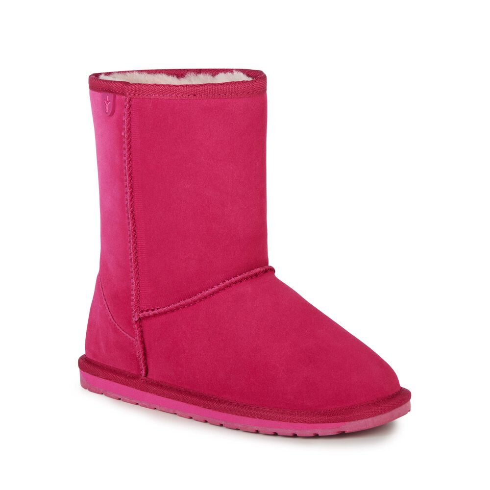 Bottes Emu Wallaby Lo Teens Enfant Fushia | 74031-VOKG