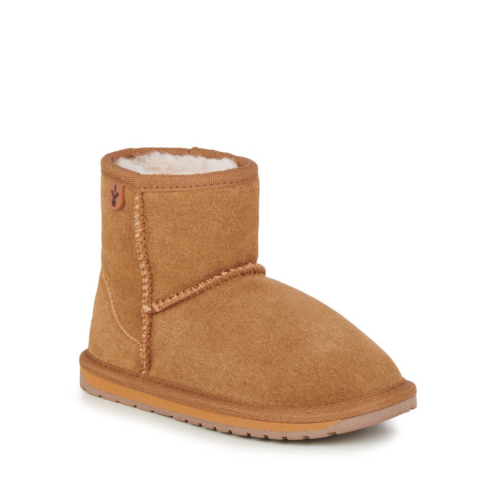 Bottes Emu Wallaby Mini Enfant Marron | 08435-QJZI