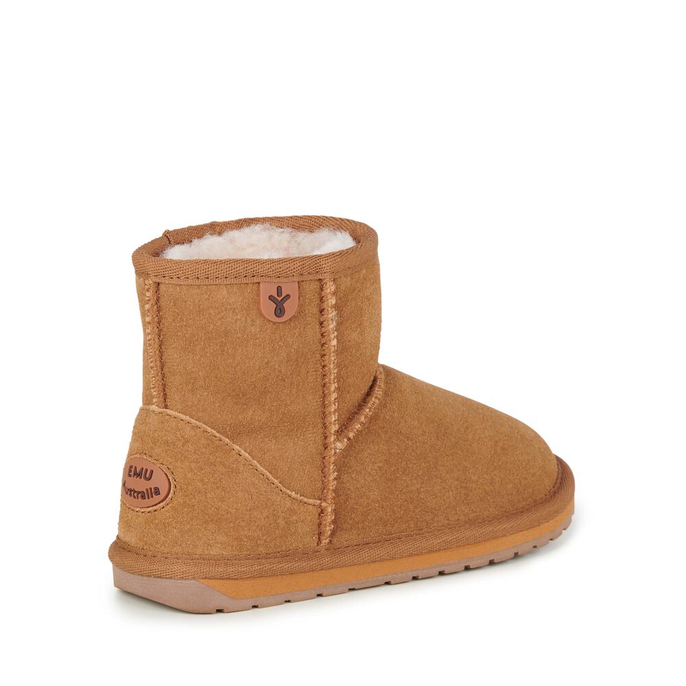 Bottes Emu Wallaby Mini Enfant Marron | 08435-QJZI