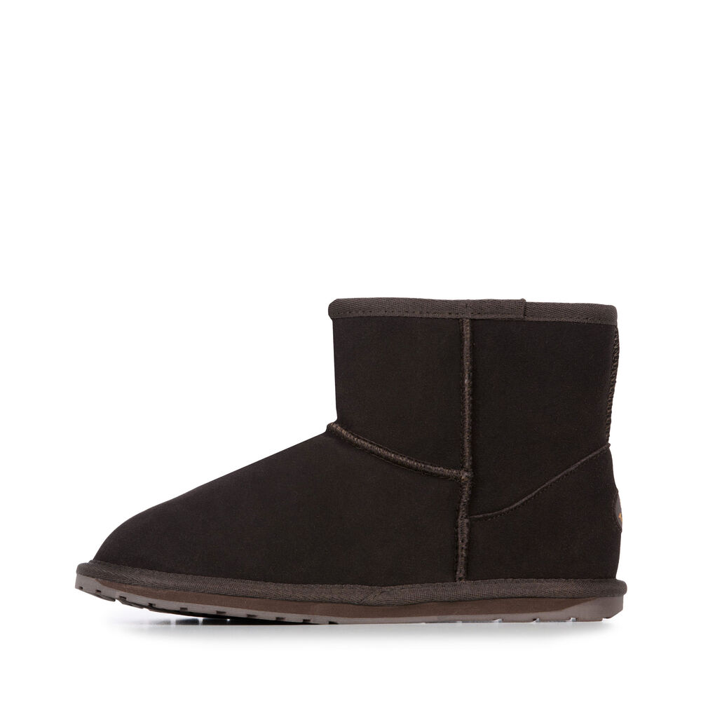 Bottes Emu Wallaby Mini Teens Enfant Chocolat | 15738-CJNA