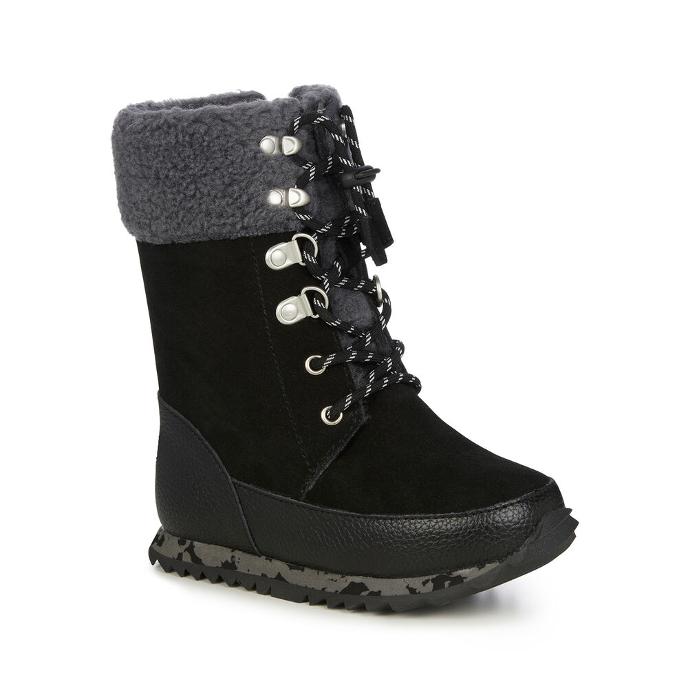 Bottes Emu Wollemi Enfant Noir | 48706-UTFO