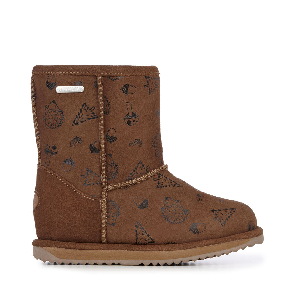 Bottes Emu Woodland Brumby Enfant Marron | 26194-MQTF