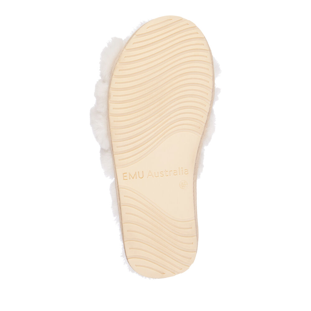 Chaussons Emu Corella Crystal Femme Beige | 67519-YWOT