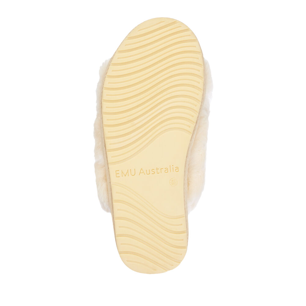 Chaussons Emu Jacana Femme Jaune Clair | 14092-QZCL