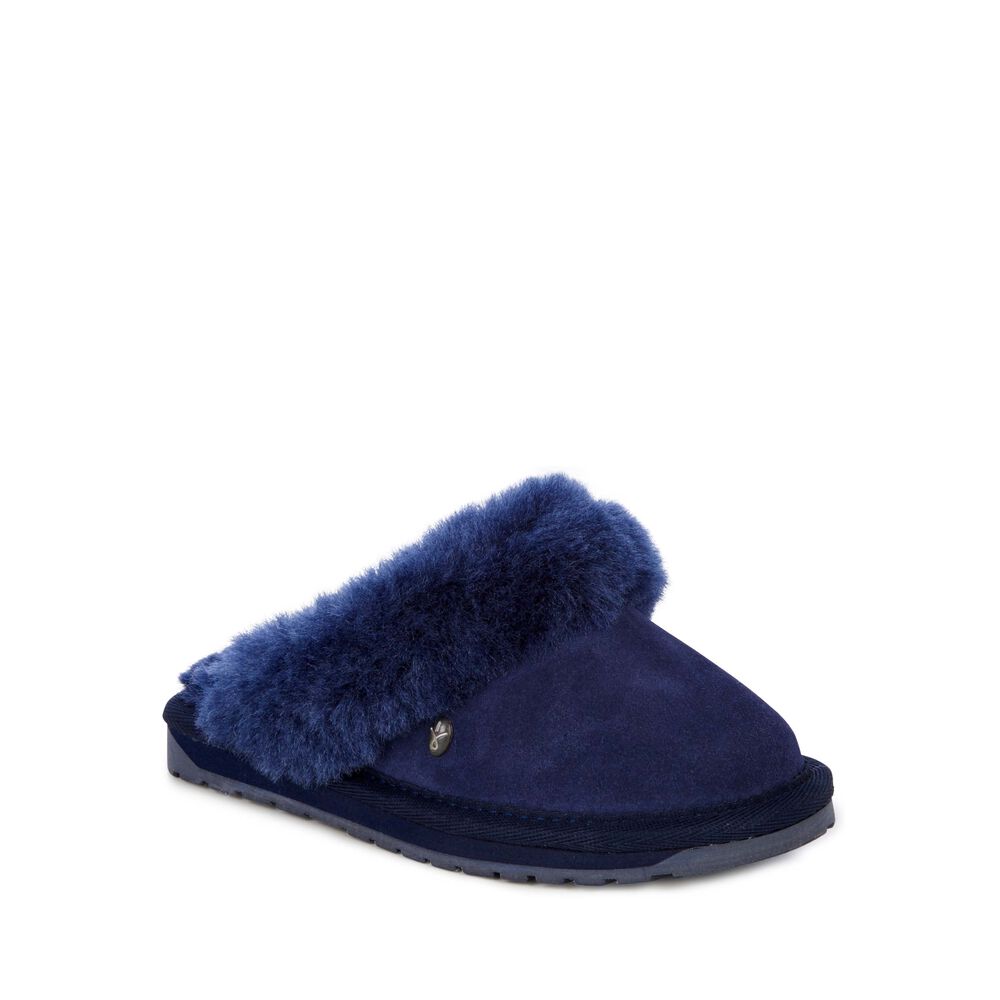 Chaussons Emu Jolie Enfant Bleu Marine | 43189-YXVW