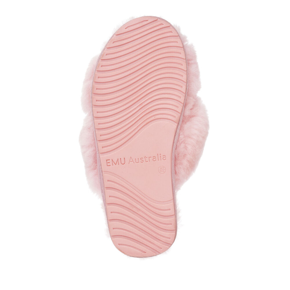 Chaussons Emu Mayberry Femme Rose | 28703-YLKM