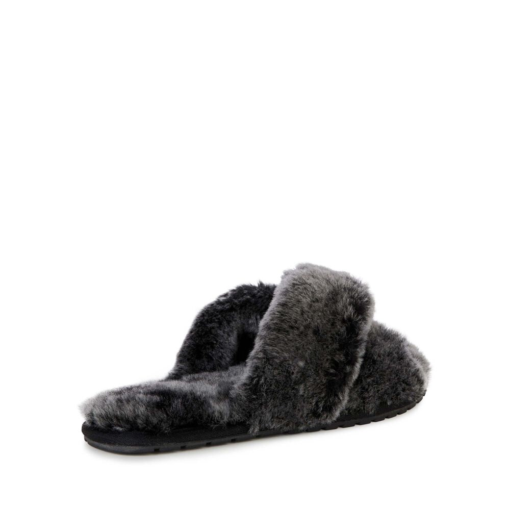 Chaussons Emu Mayberry Frost Femme Noir | 10843-NDHT