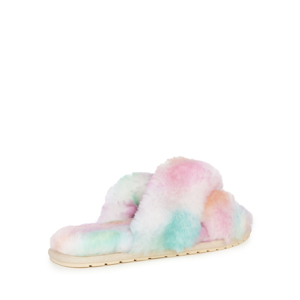 Chaussons Emu Mayberry Tie Dye Femme Multicolore | 01356-BWIL