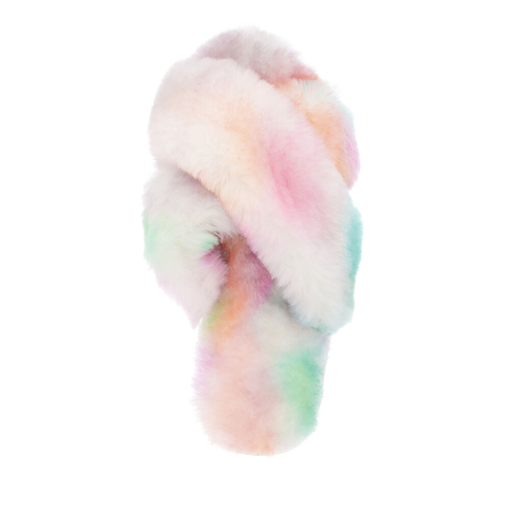 Chaussons Emu Mayberry Tie Dye Femme Multicolore | 01356-BWIL