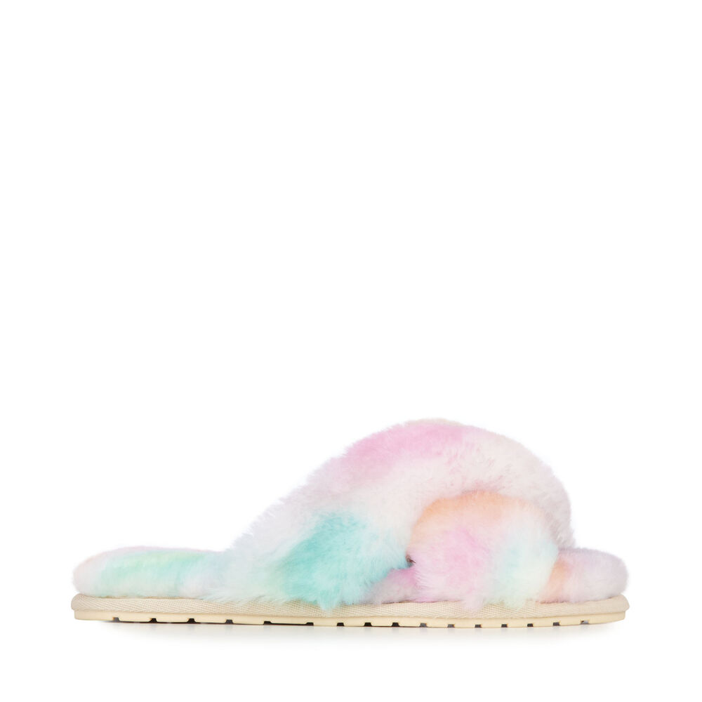 Chaussons Emu Mayberry Tie Dye Femme Multicolore | 01356-BWIL