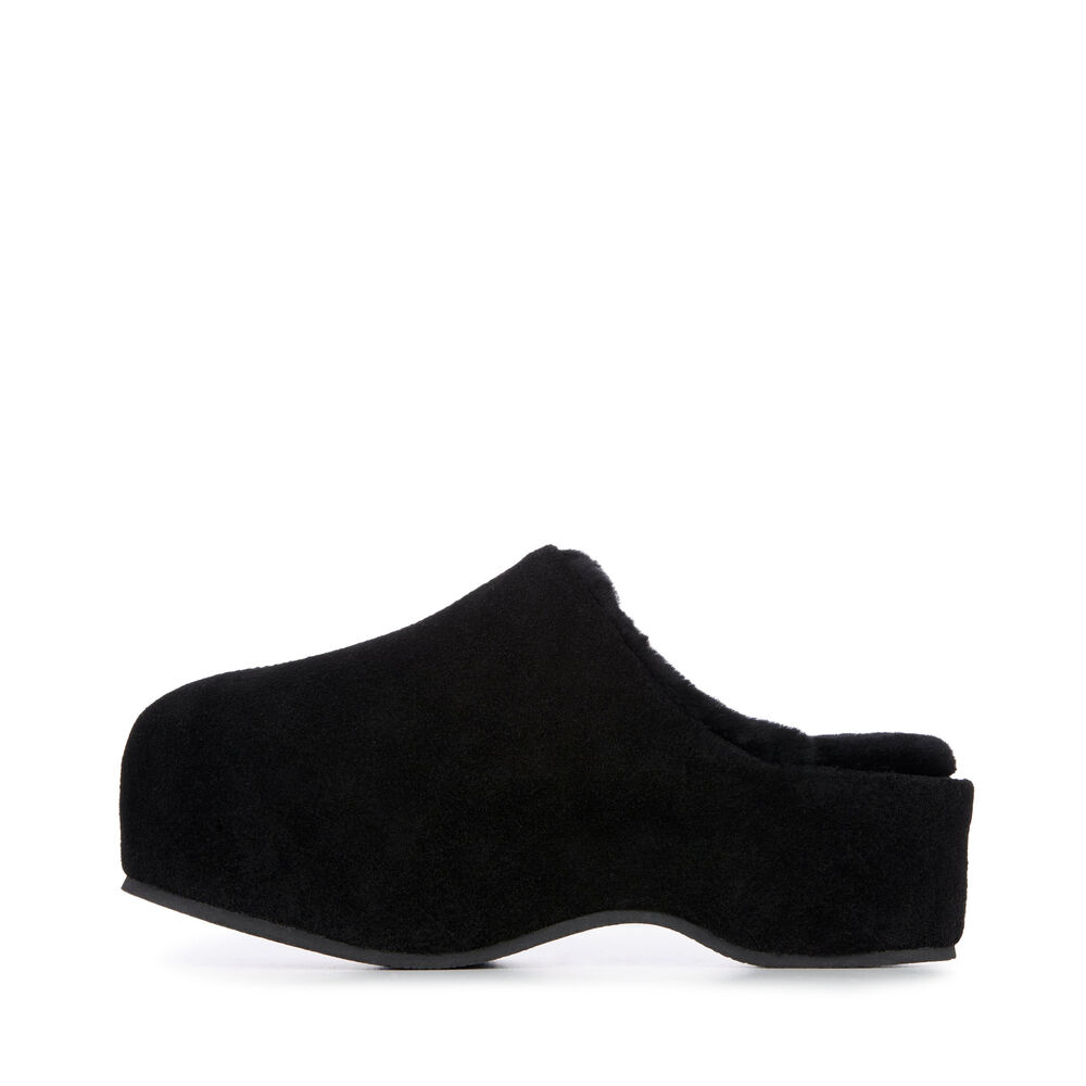 Chaussons Emu Nahn Femme Noir | 02586-UGLR