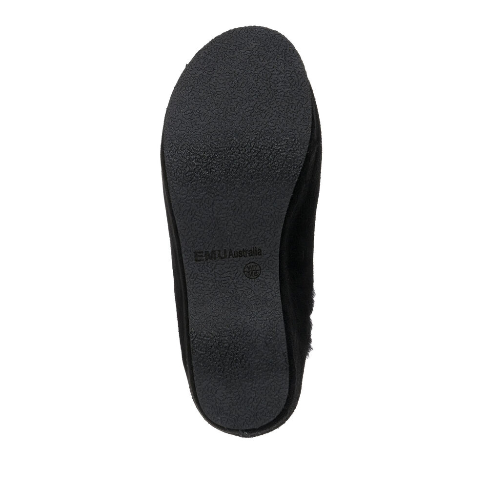 Chaussons Emu Nahn Femme Noir | 02586-UGLR