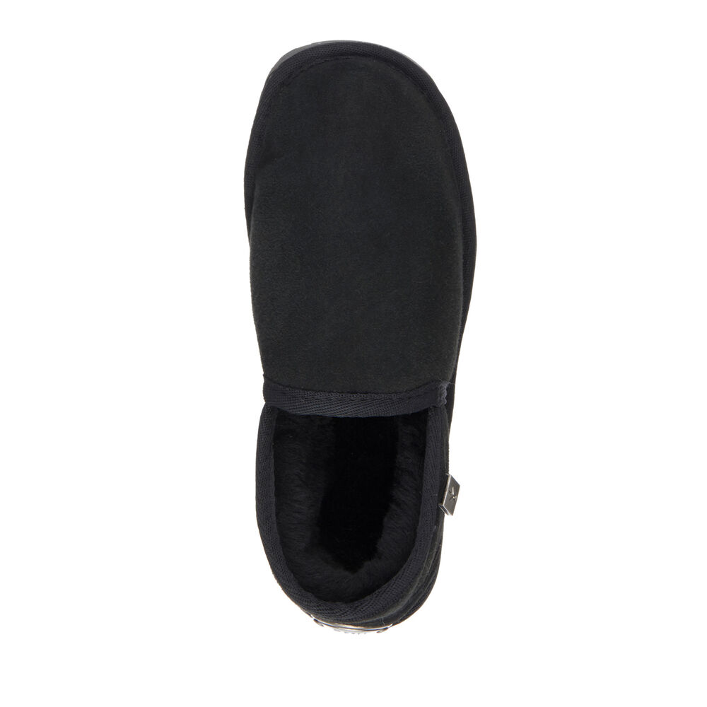 Chaussons Emu Platinum Ashford Enfant Noir | 41763-LAQT