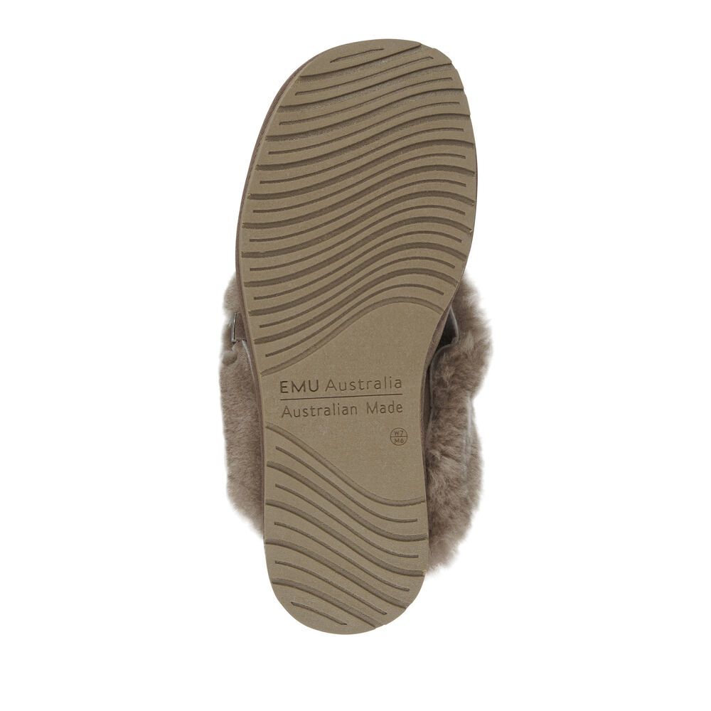 Chaussons Emu Platinum Eden Femme Kaki | 94620-UOGZ