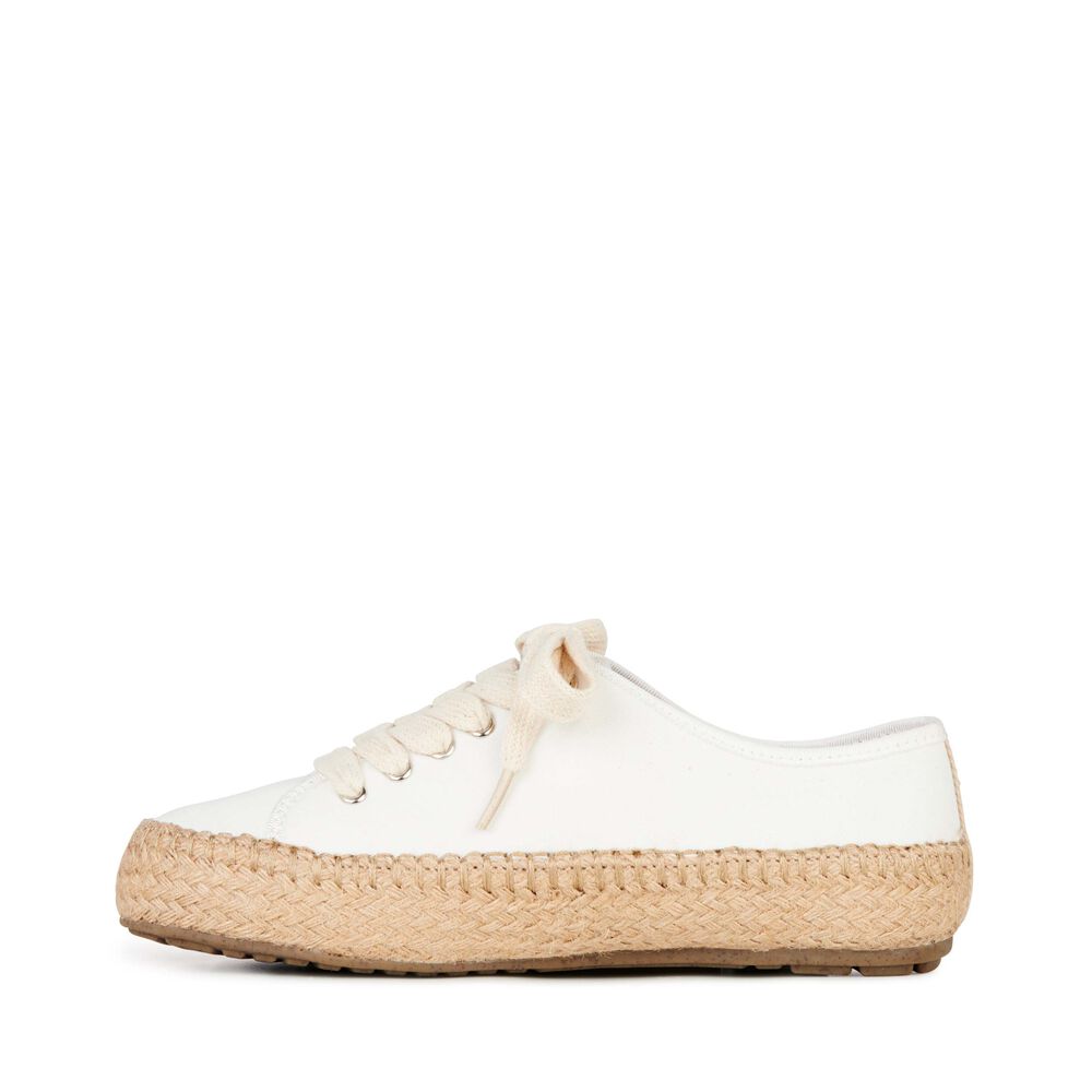 Espadrilles Emu Agonis Femme Blanche | 89705-FMAK