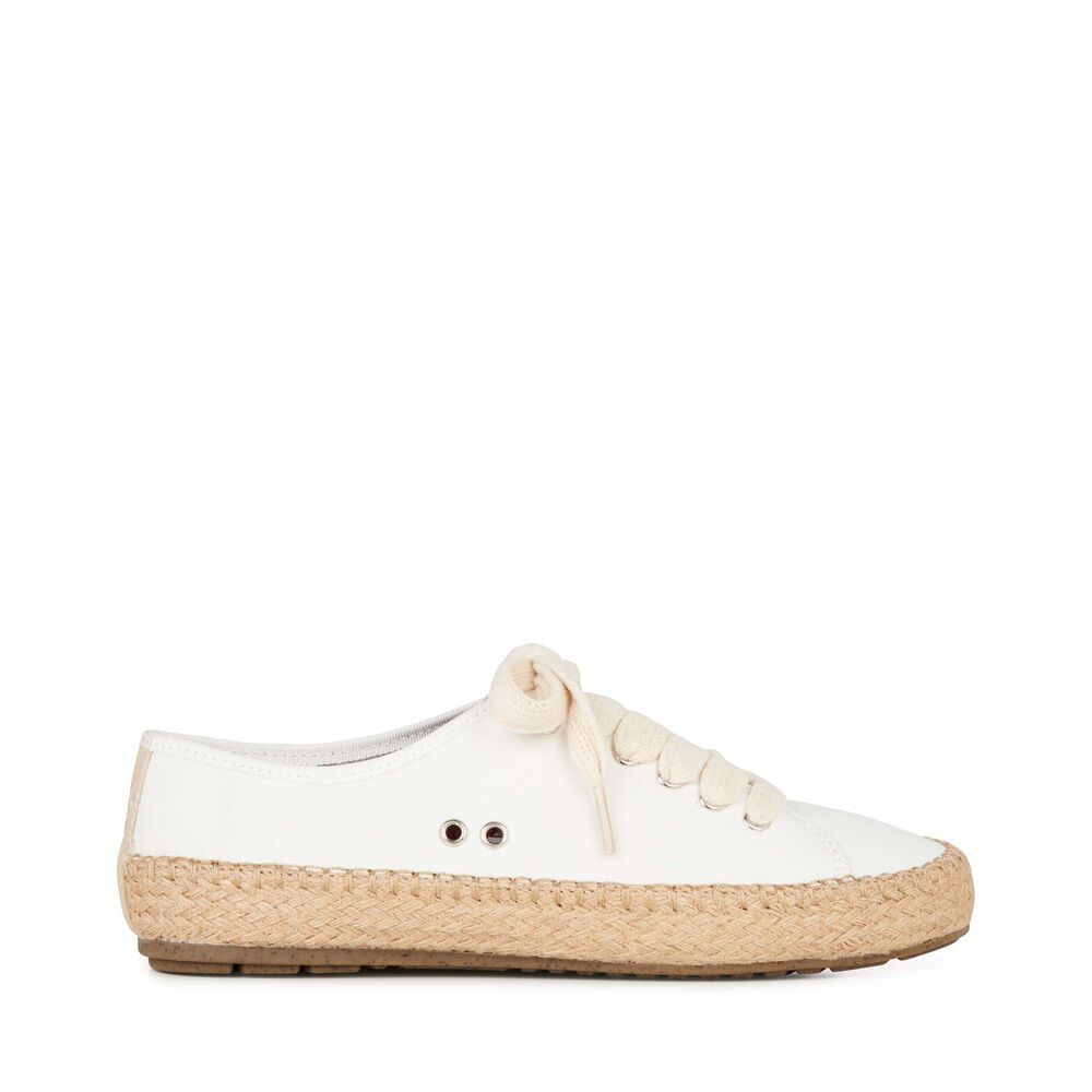 Espadrilles Emu Agonis Femme Blanche | 89705-FMAK