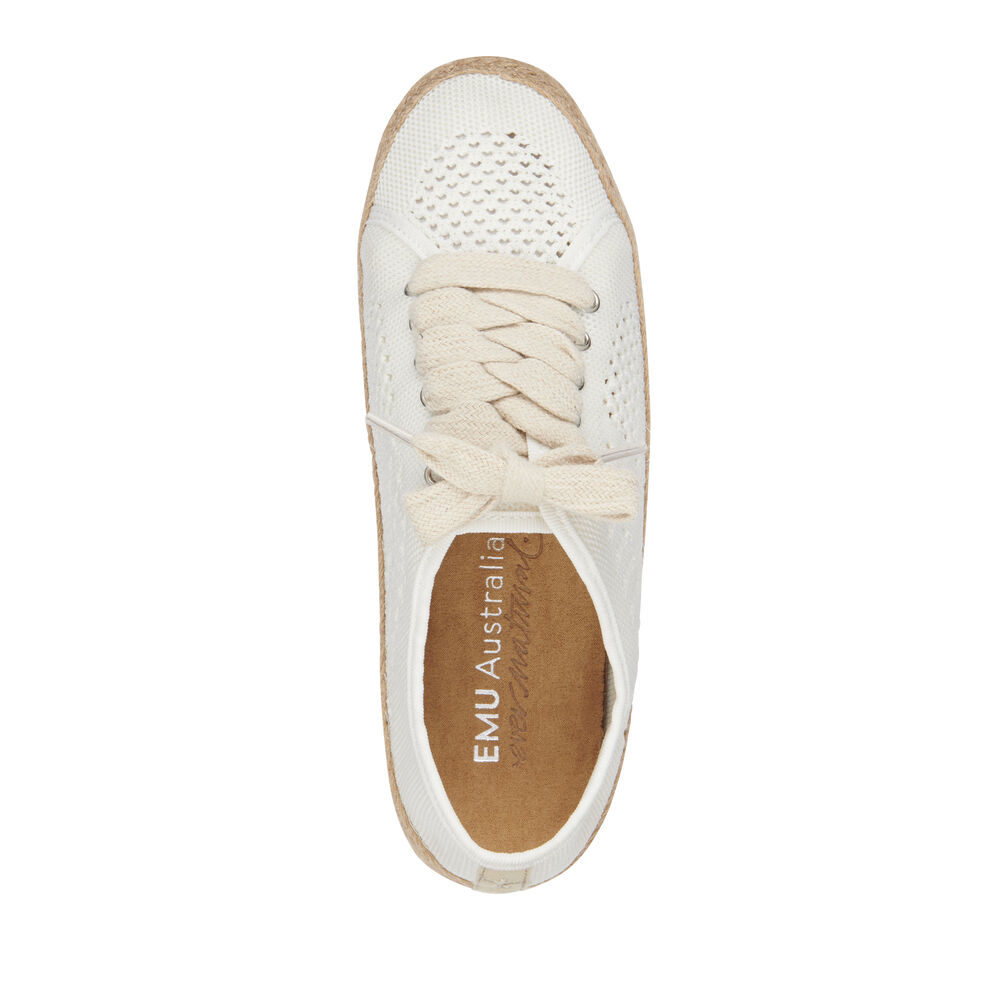 Espadrilles Emu Agonis Mac Femme Blanche | 89265-URHB